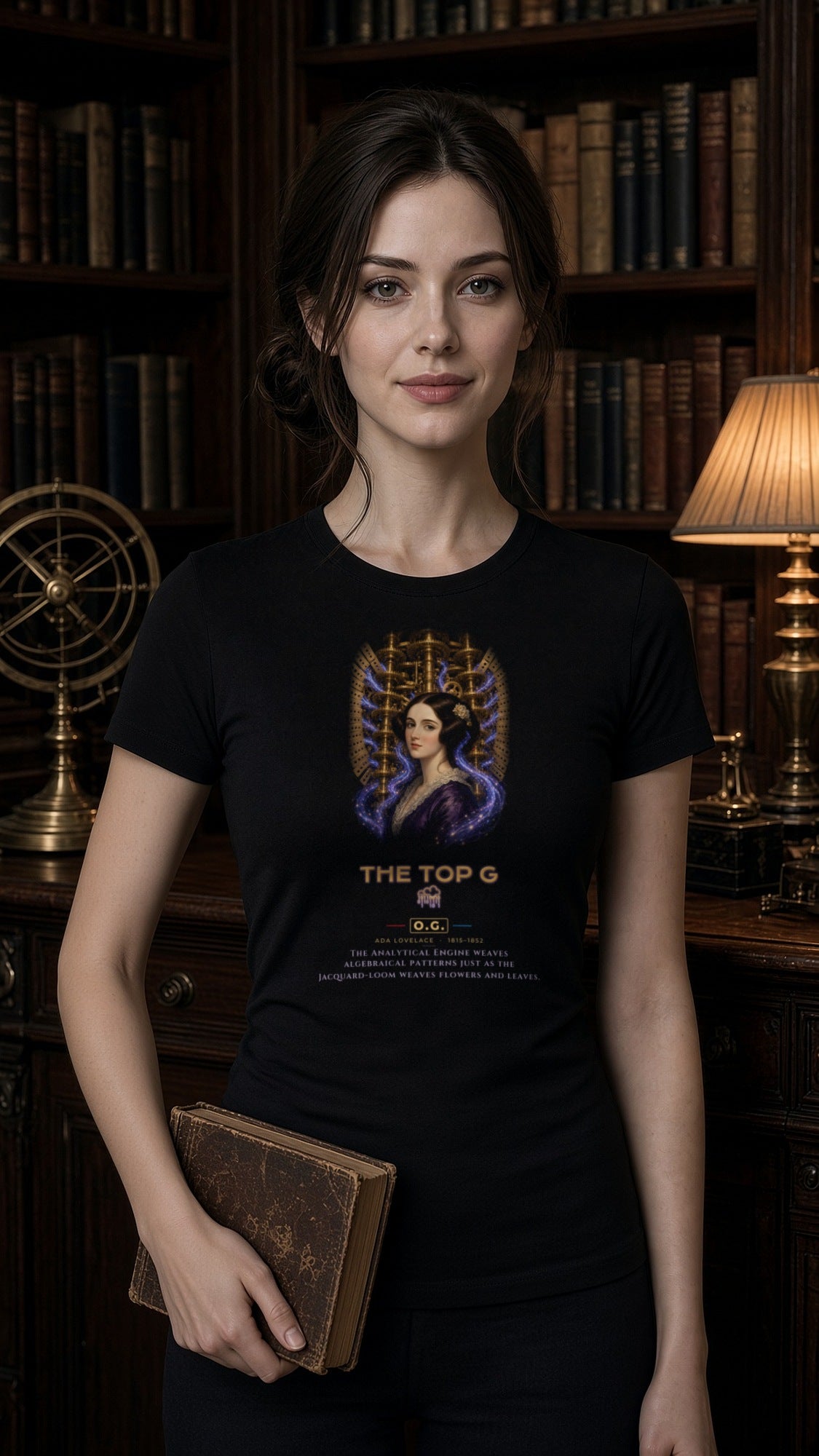 Ada Lovelace The Engine O.G. Women's Tee by THE TOP G