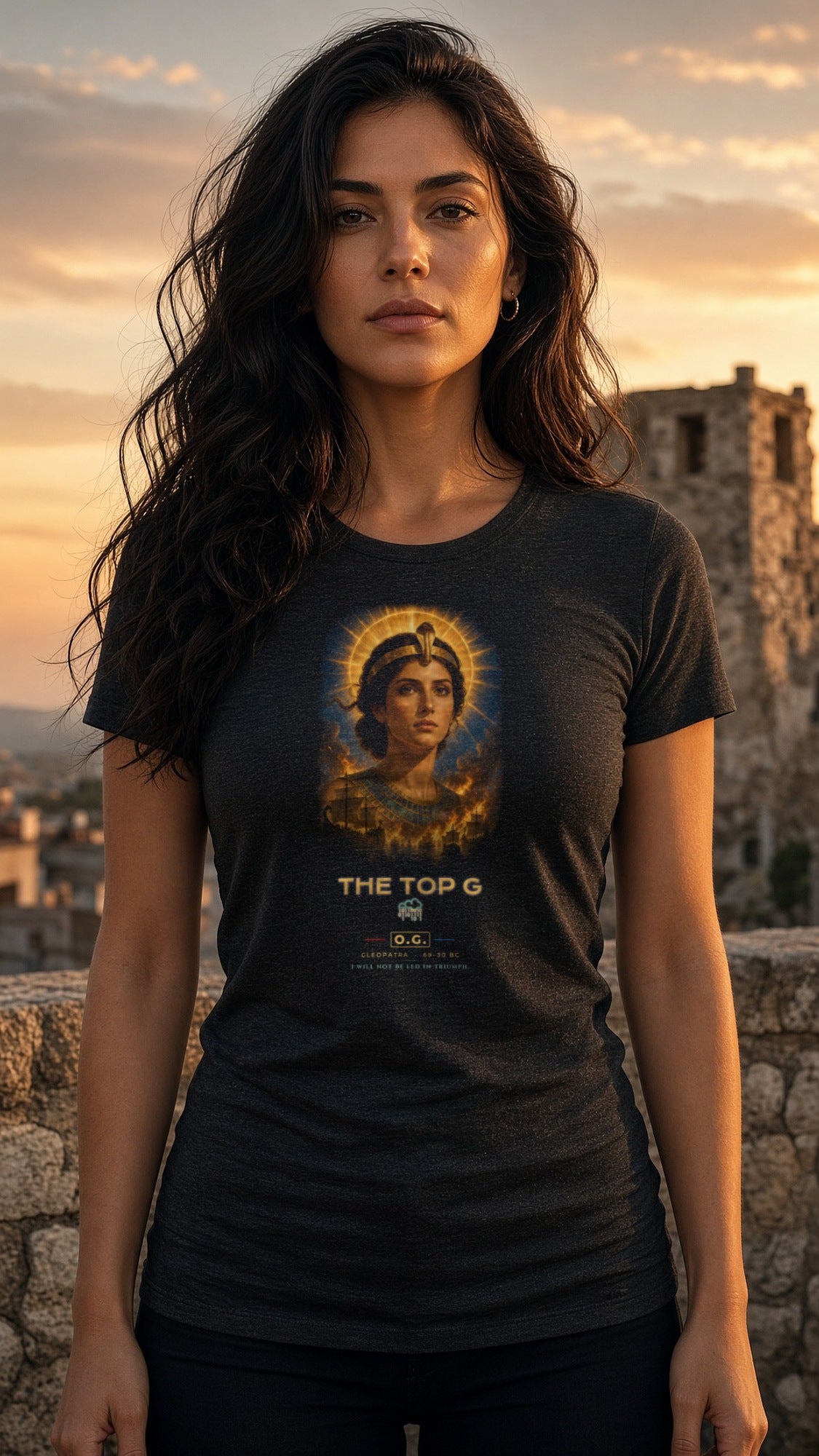 Cleopatra Queen of the Nile O.G. Women's Tee by THE TOP G