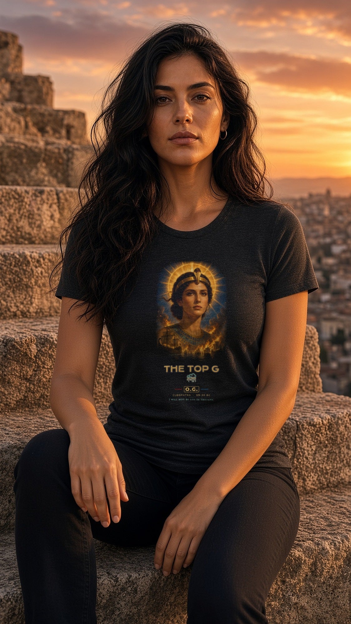 Cleopatra Queen of the Nile O.G. Women's Tee by THE TOP G