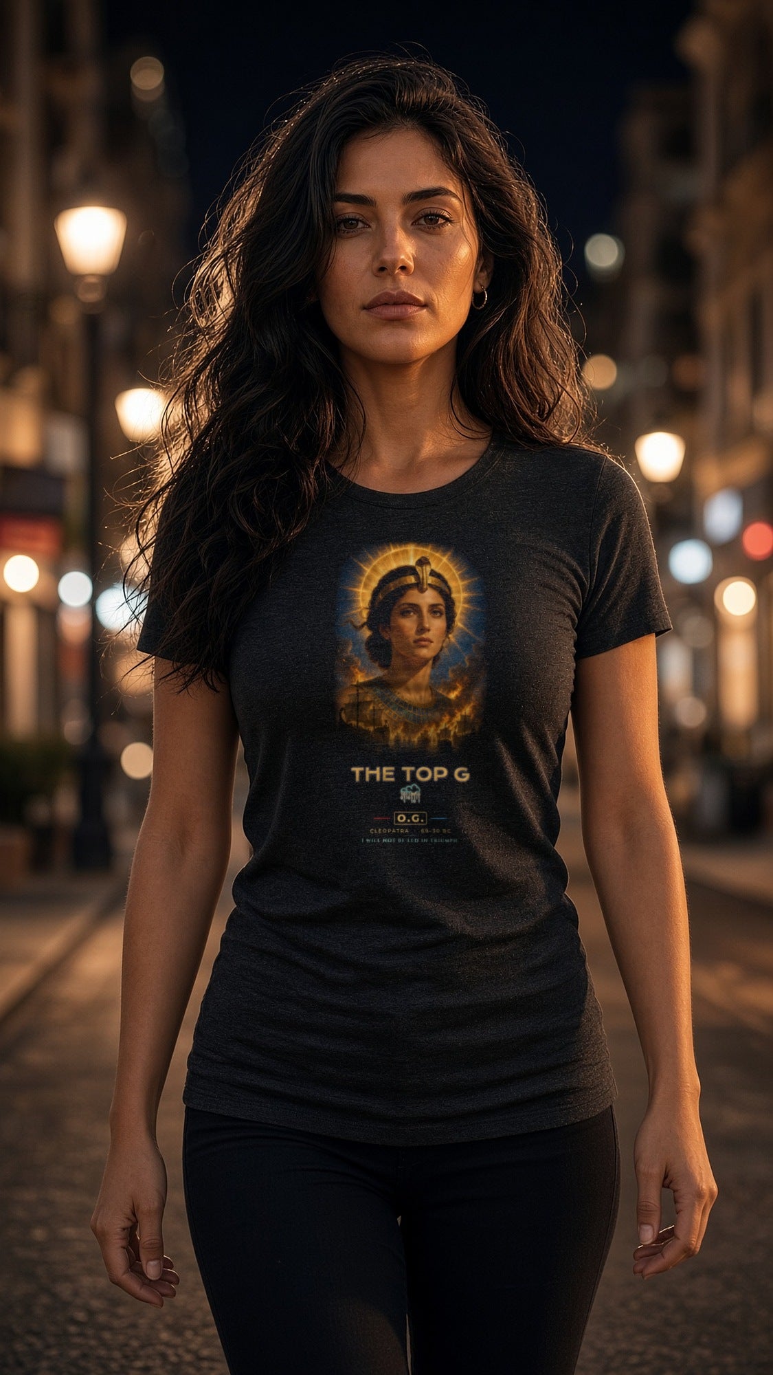 Cleopatra Queen of the Nile O.G. Women's Tee by THE TOP G