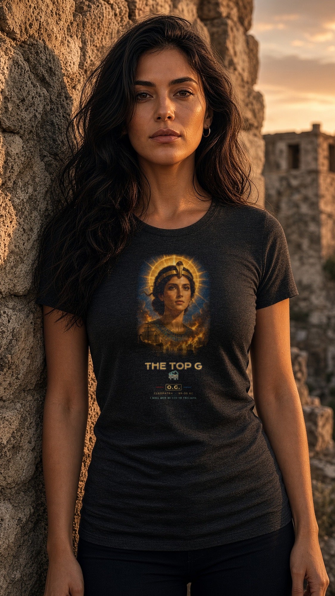 Cleopatra Queen of the Nile O.G. Women's Tee by THE TOP G