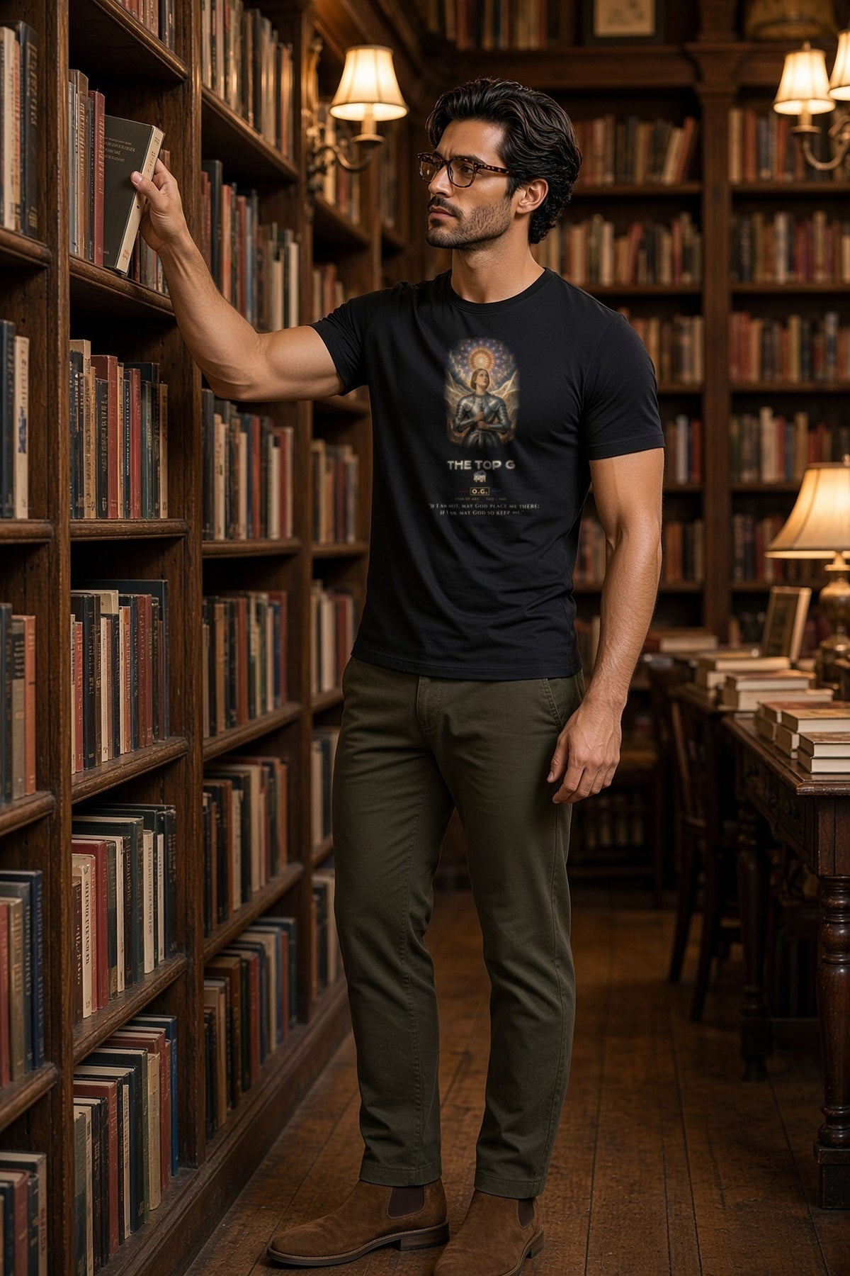 Joan of Arc Heaven's Banner O.G. Men's Tee by THE TOP G