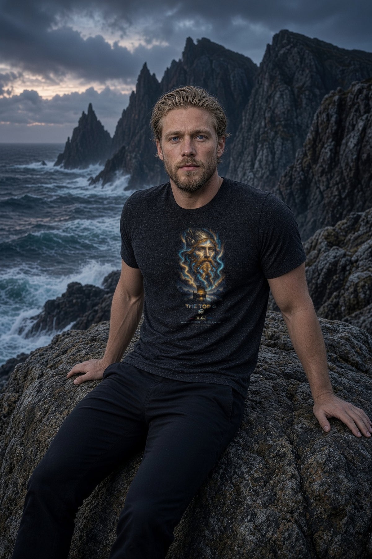 Ragnar Lothbrok Cosmic Face O.G. Tee by THE TOP G