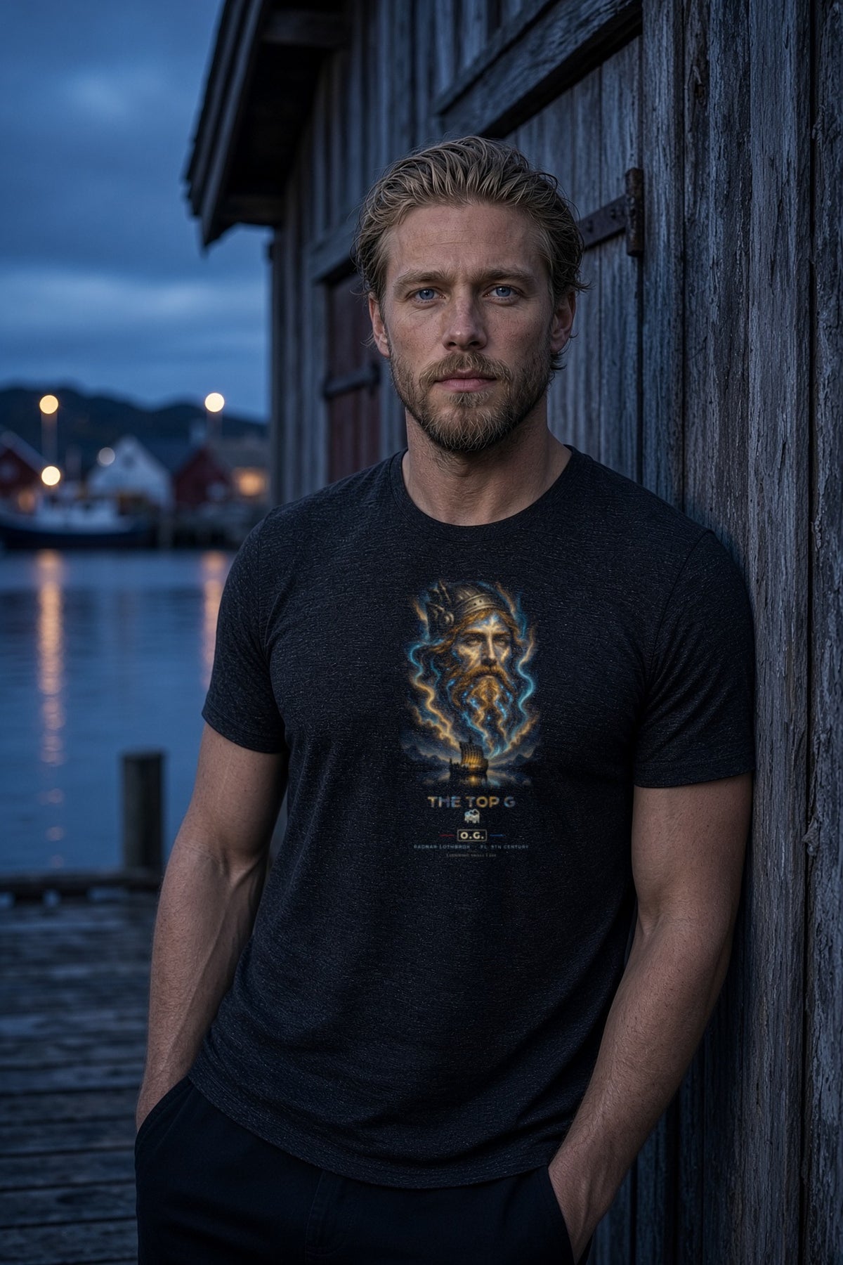 Ragnar Lothbrok Cosmic Face O.G. Tee by THE TOP G