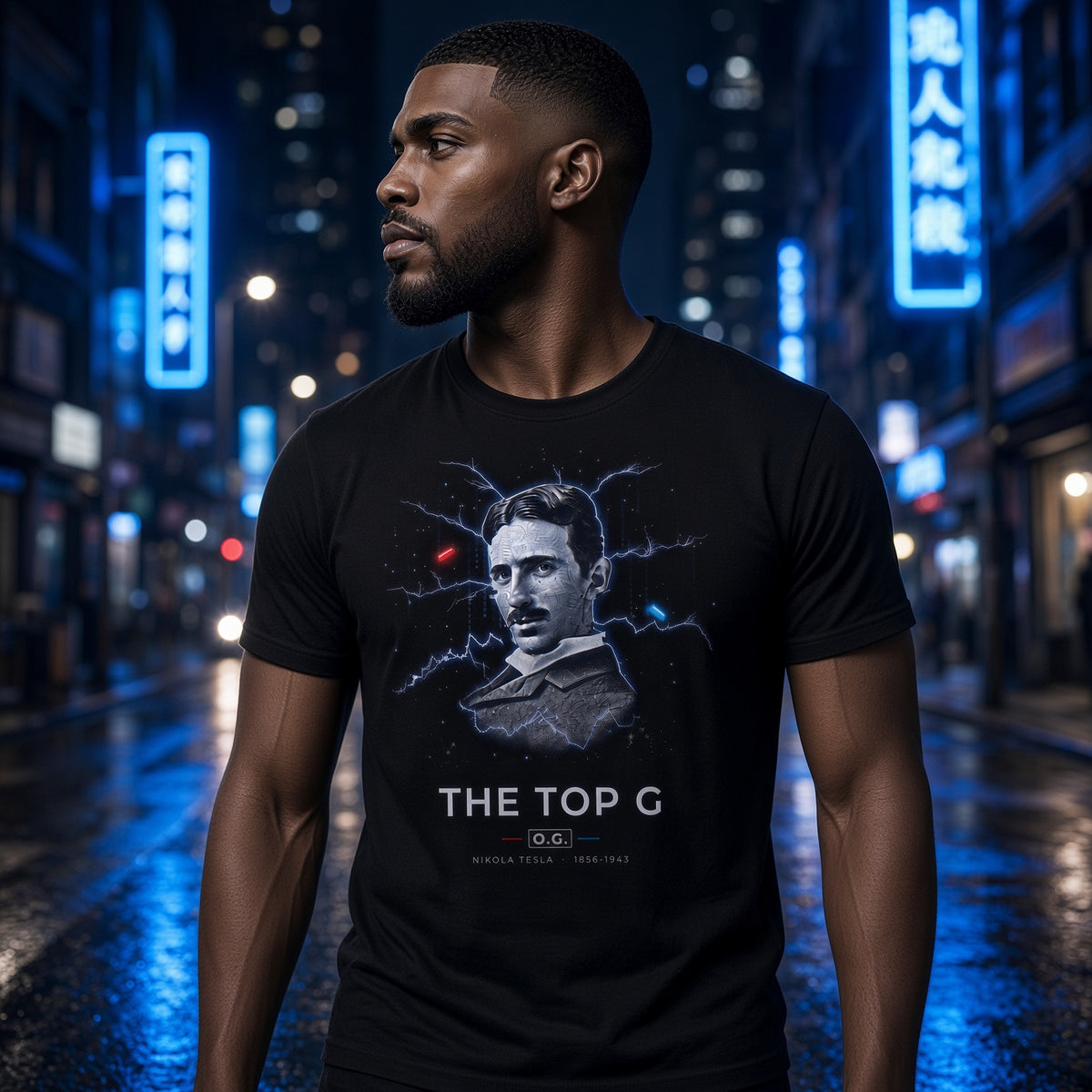 Nikola Tesla O.G. Tee by THE TOP G